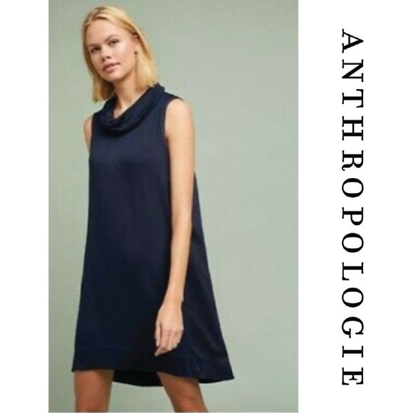 Anthropologie Dresses & Skirts - Anthropologie Saturday Sunday Carly Cowl Neck Tunic / Midi Dress - M